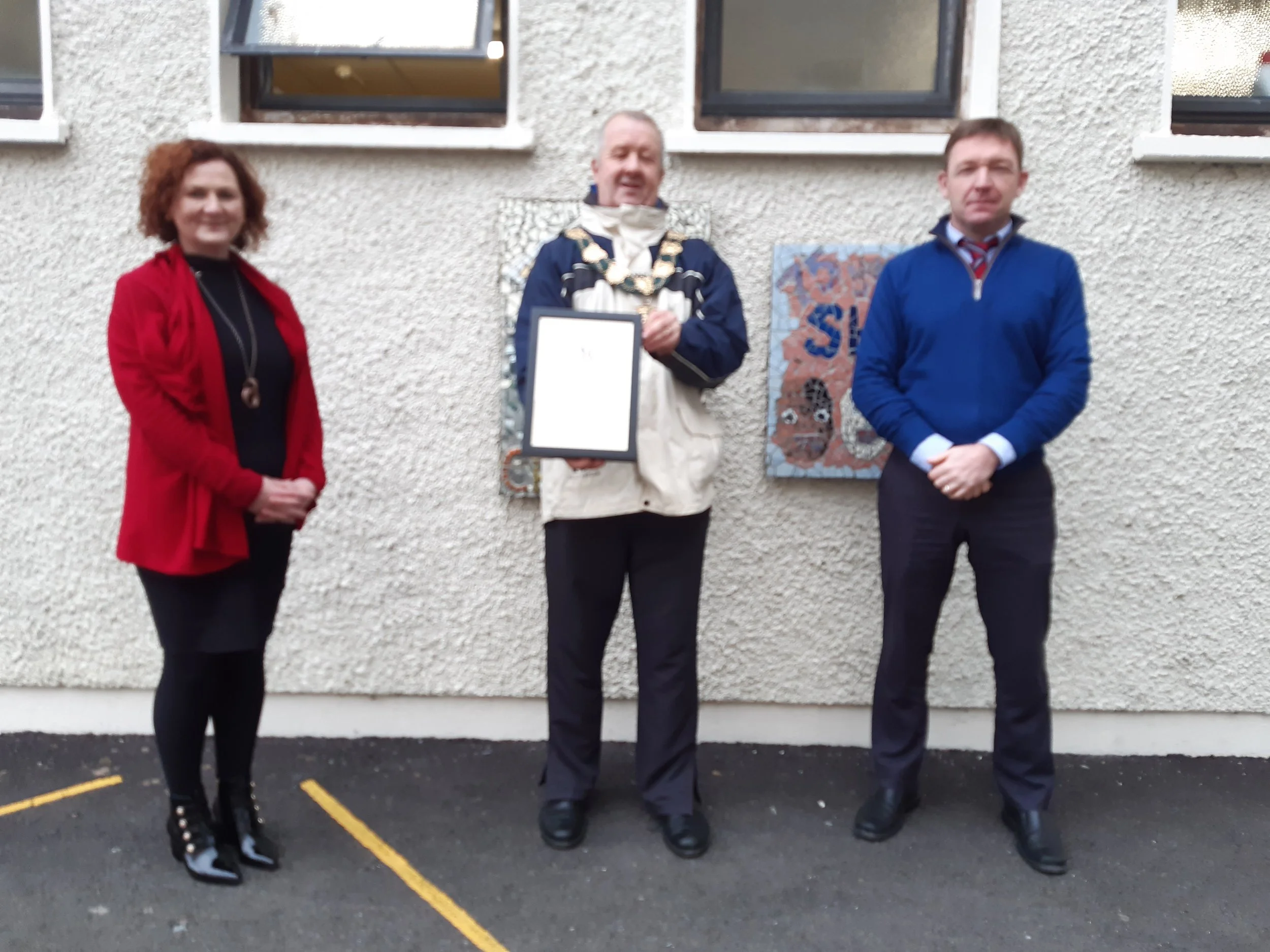 Mayoral Visit To Sacred Heart