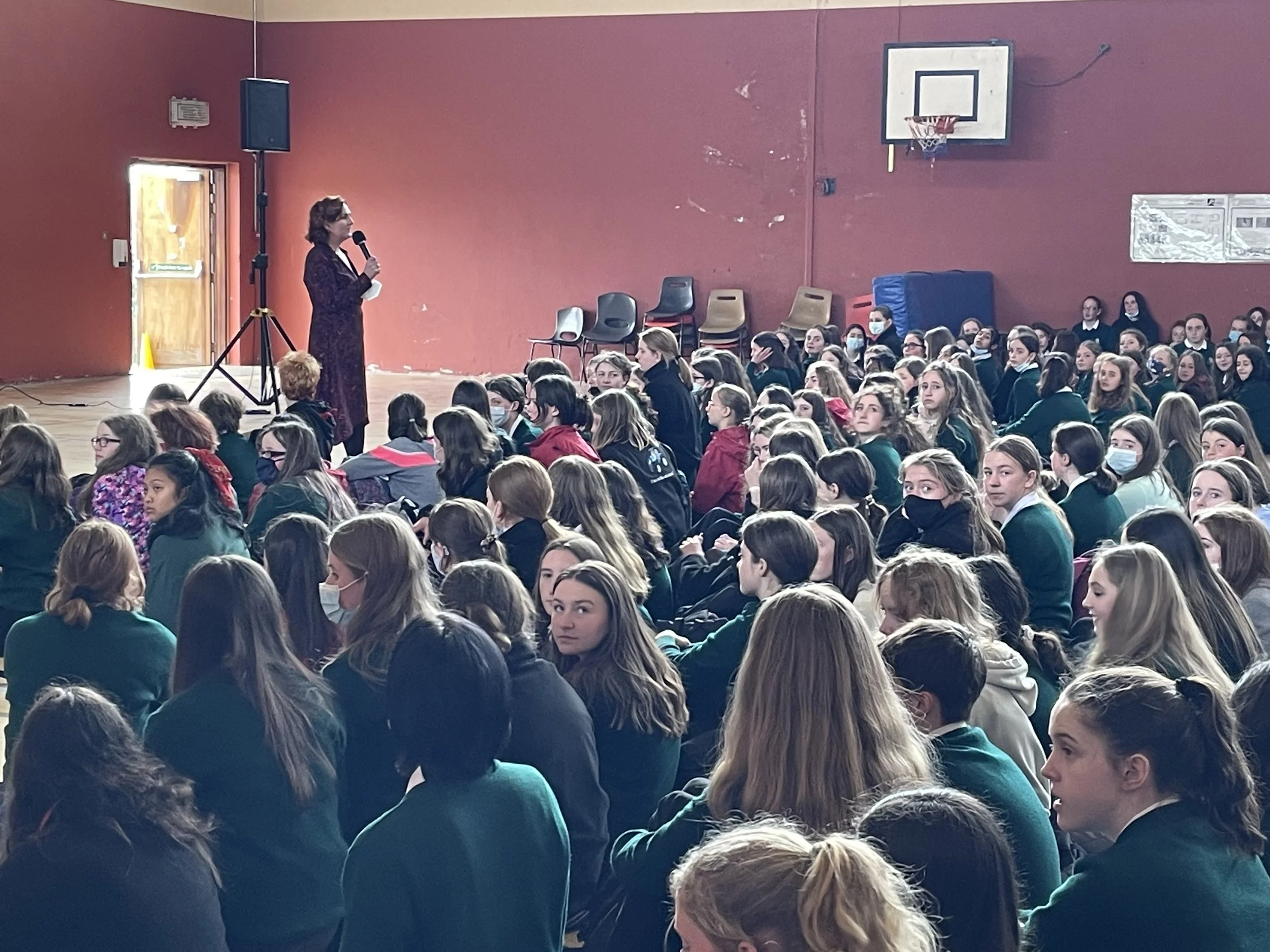 Whole School Assembly Celebrates All-Ireland Win!