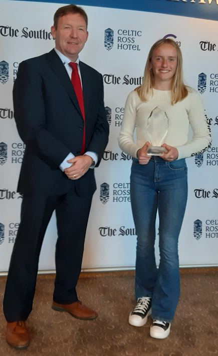 Millie is honoured at the Celtic Ross.