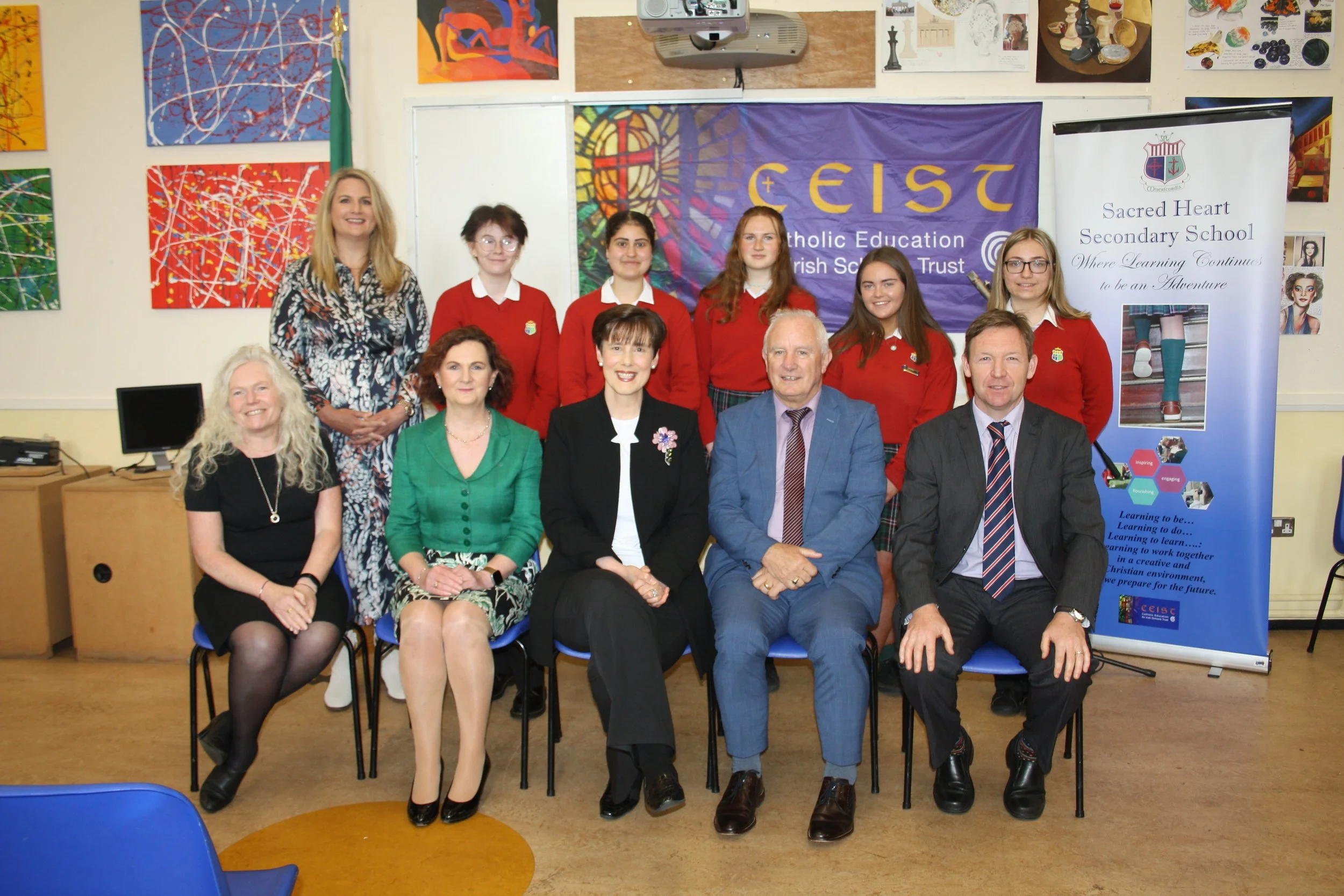 Minister for Education Norma Foley Visits SHSS