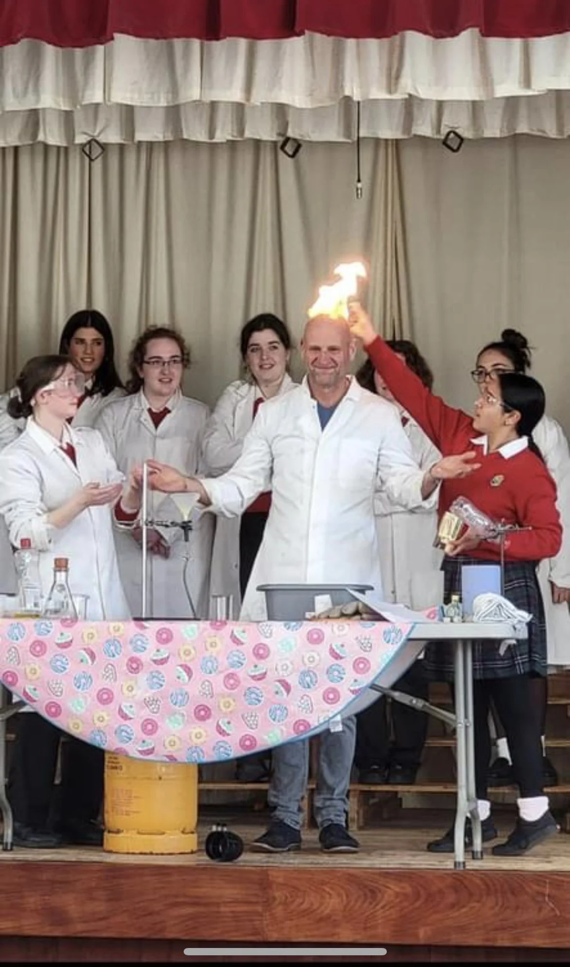 Science Week Demo at St Joseph's