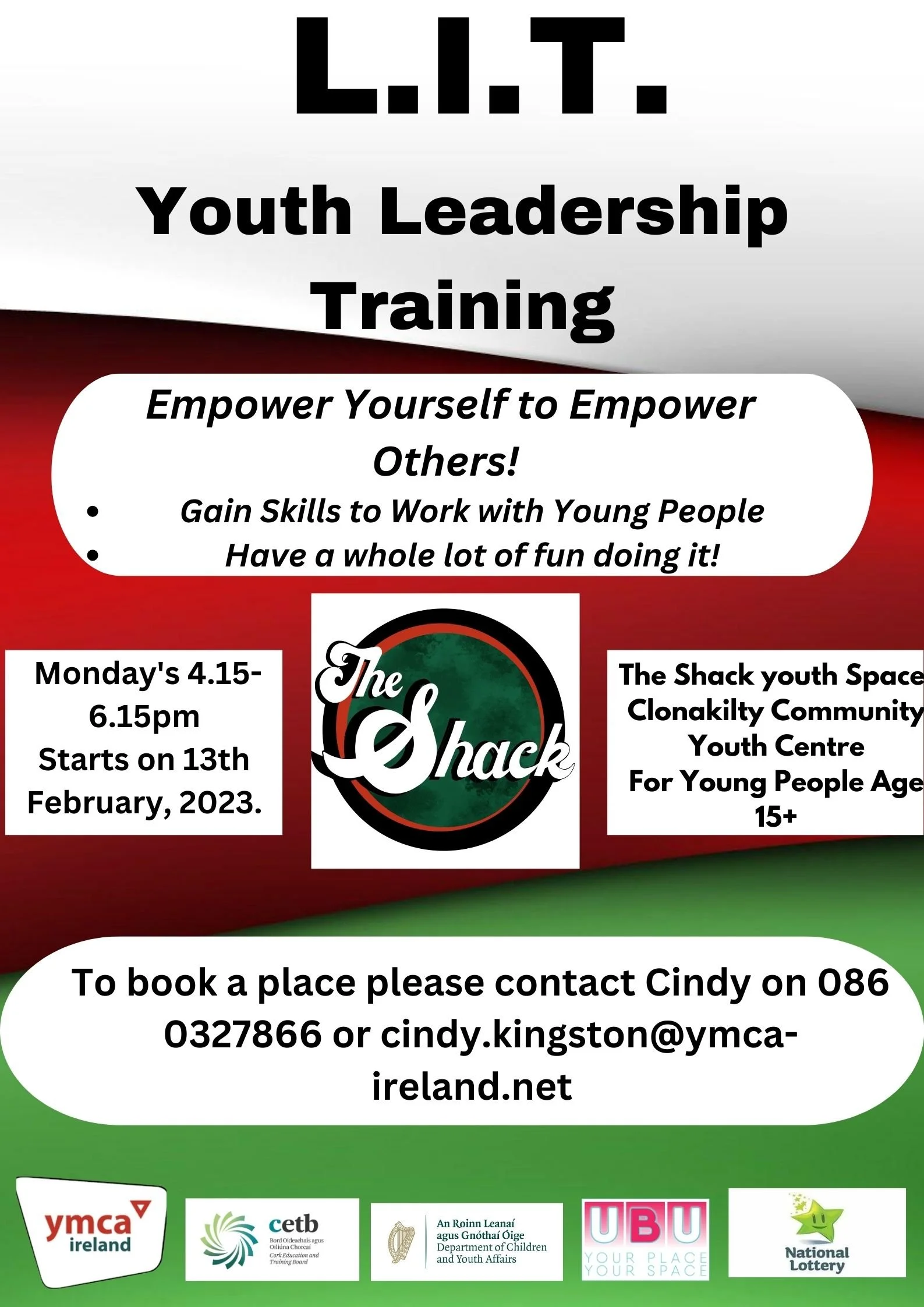 New Programmes at The Shack