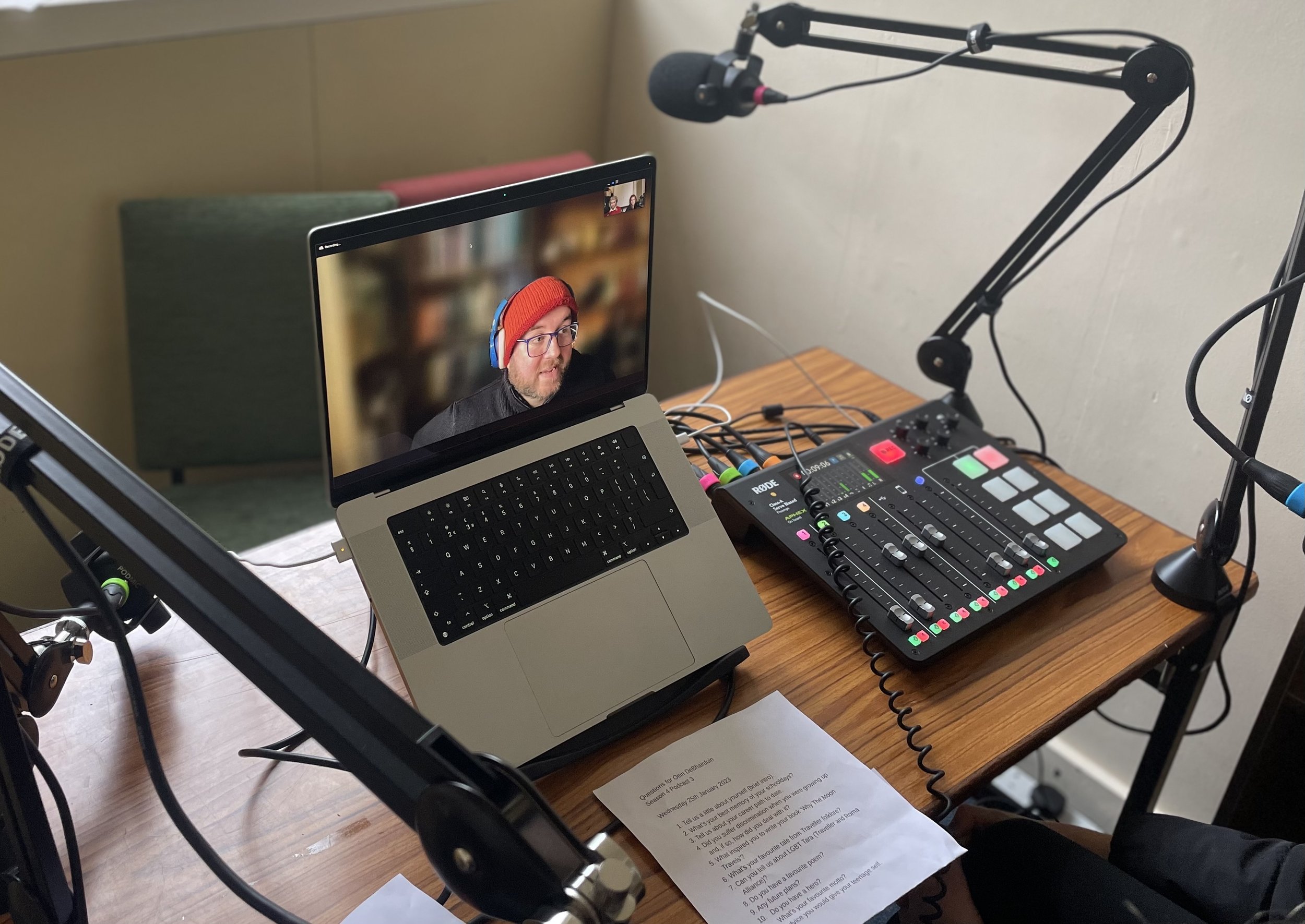 Sacred Heart Welcomes Oein DeBhairduin