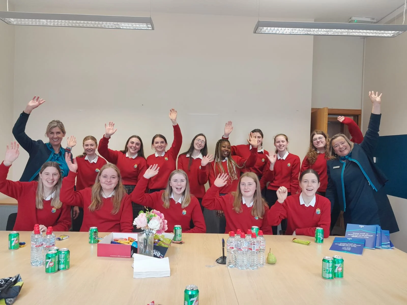 Last Meeting at Bank of Ireland for School Bank