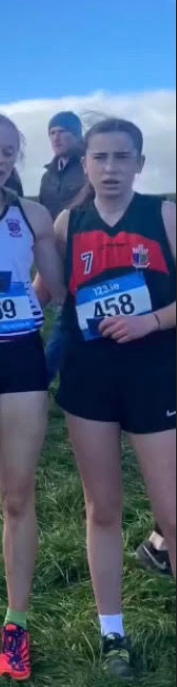 Sacred Heart Student, Olive O'Flynn wears the Munster singlet in the Tailteann Inter Provincial Athletics!