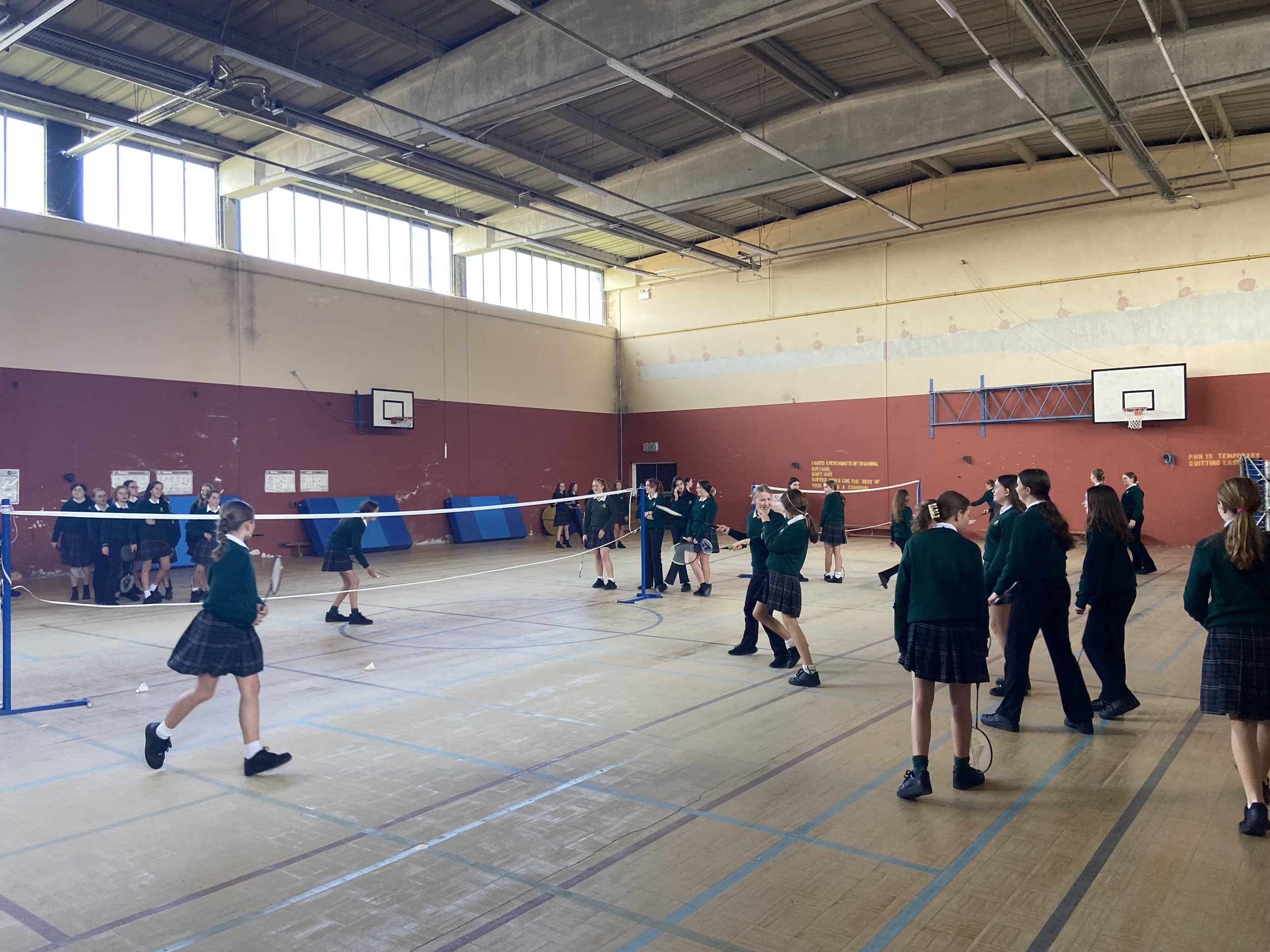 Badminton at SHSS — Sacred Heart Secondary School