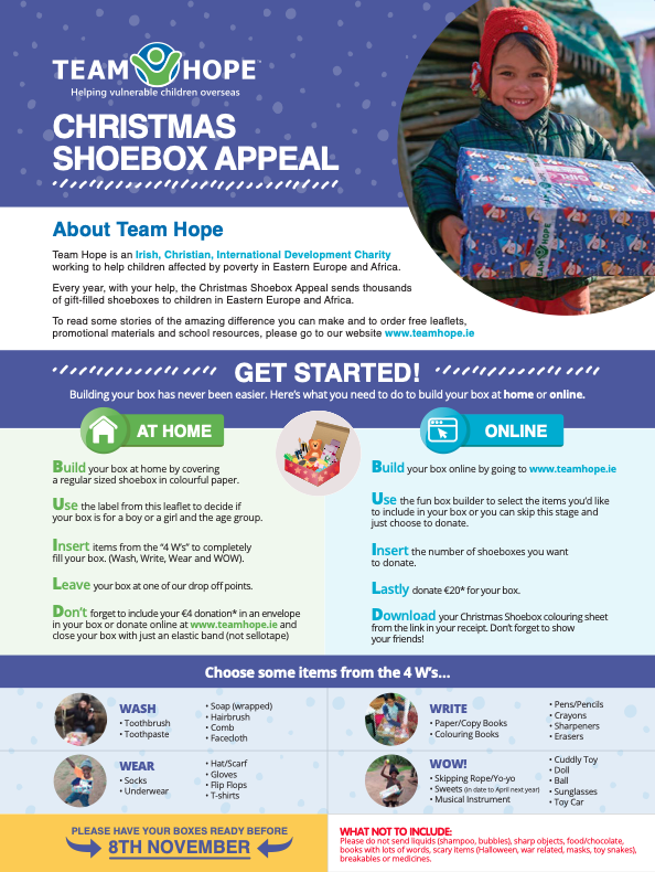 Hope Shoe Box Appeal 