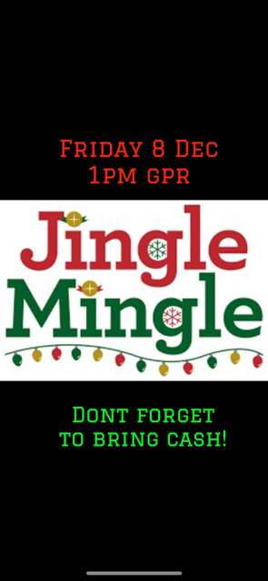 Jingle Mingle Friday 8th December 