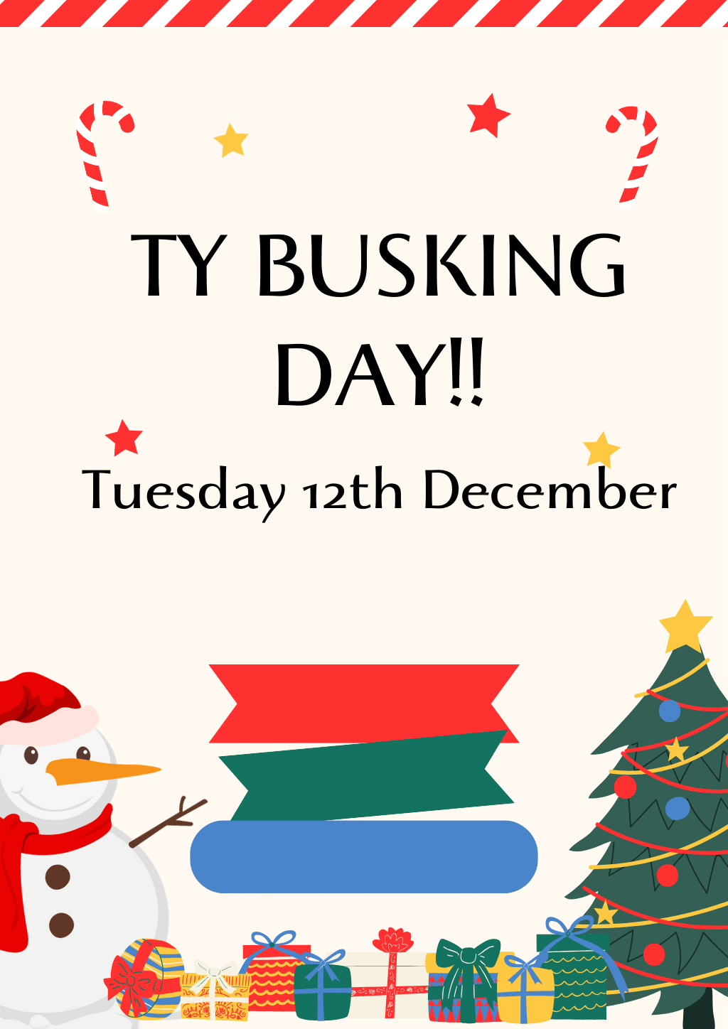 TY Busking for Christmas Day