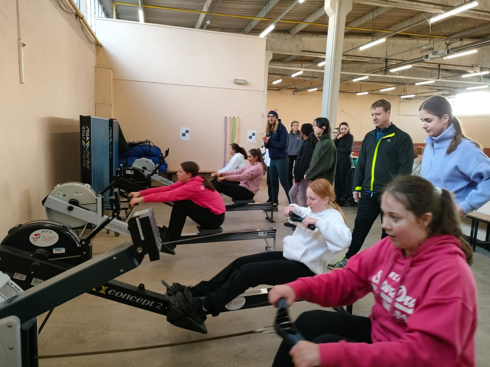 Indoor Rowing with Ring Rowing Club and Rowing Ireland 
