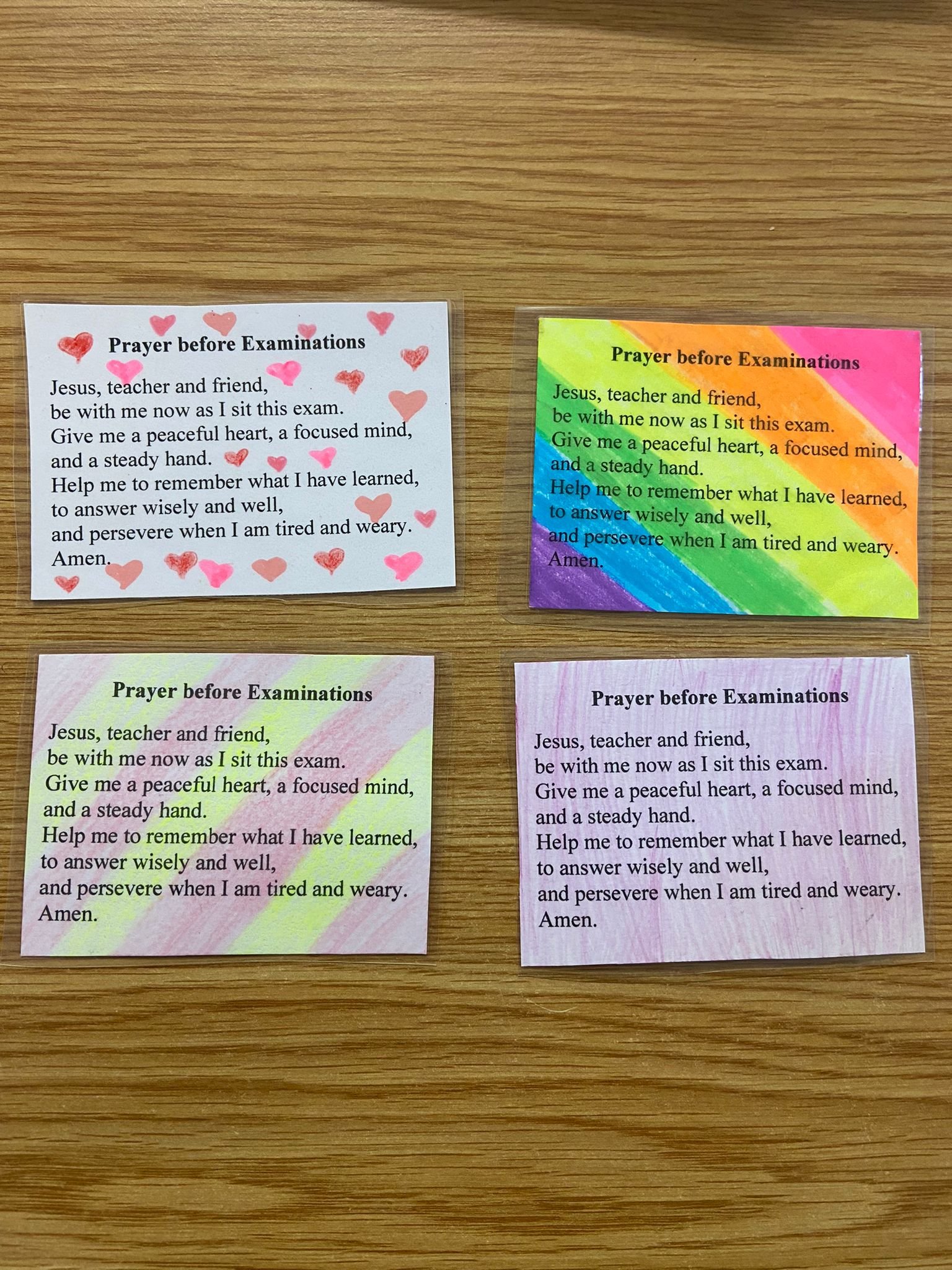 Prayer Service for Leaving Certs as part of Catholic Schools Week