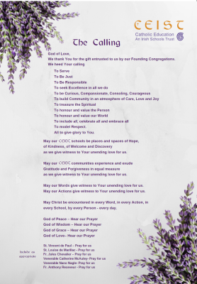 'The Calling' - A CEIST Prayer
