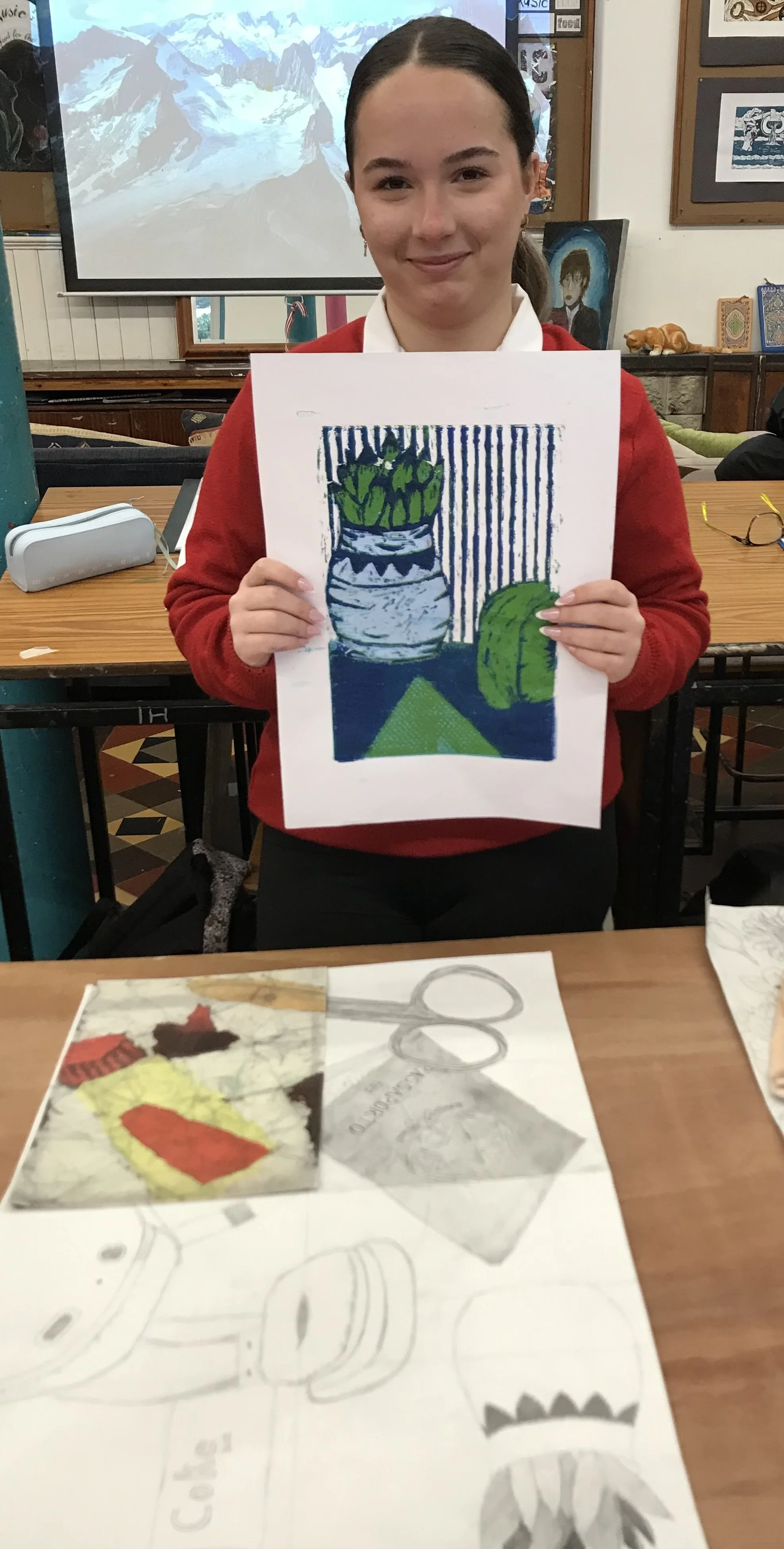5th Year Art Exhibition Preparation