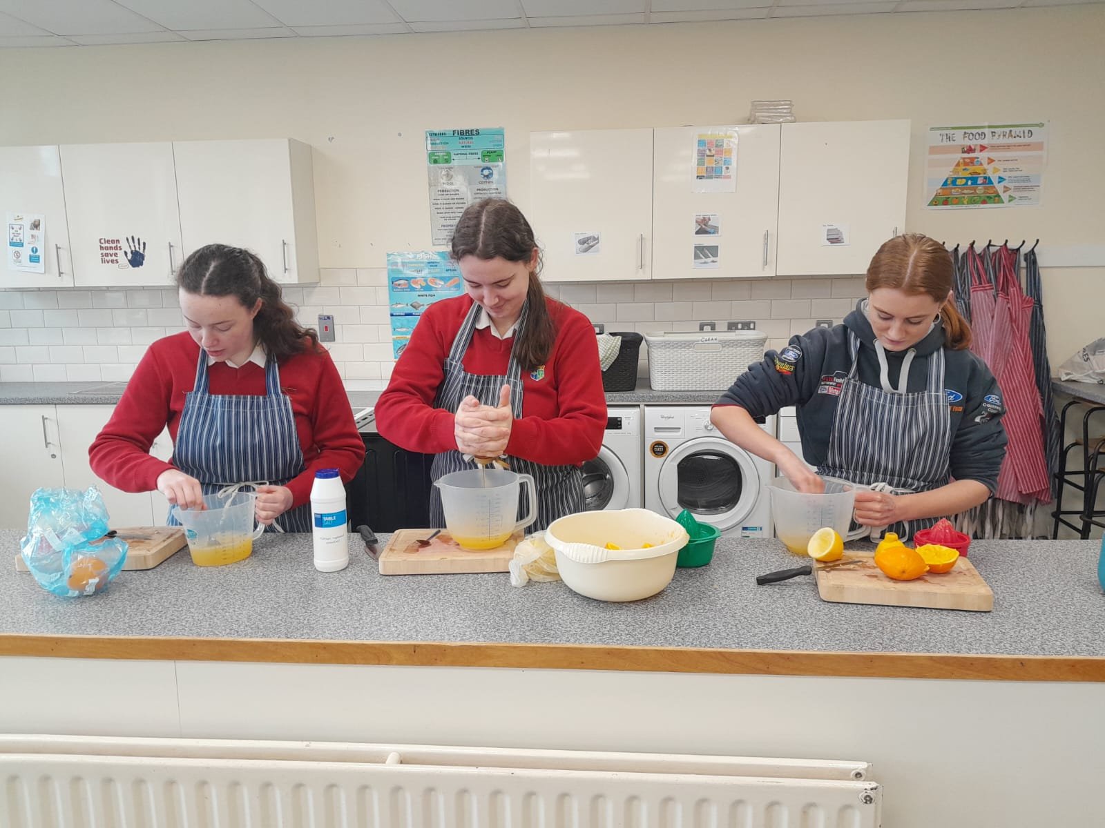Leaving Cert PE class take to the kitchen!
