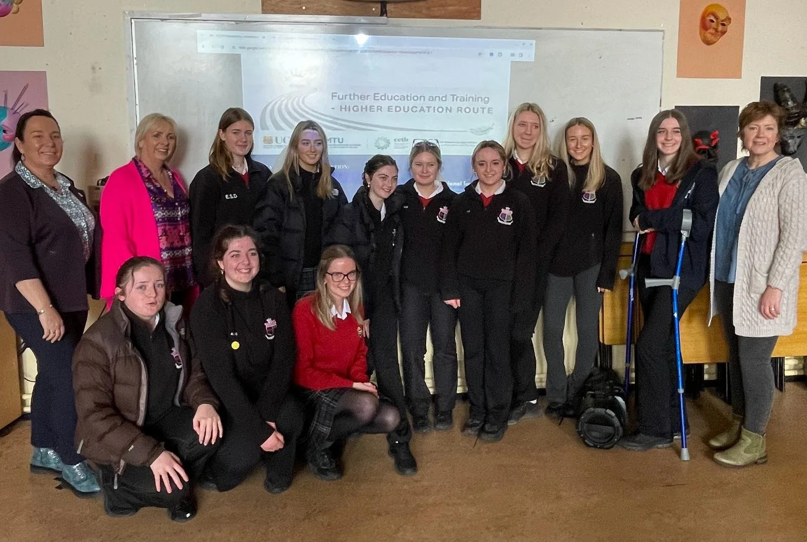 Gobnait Burke of NTO visits 6th year students