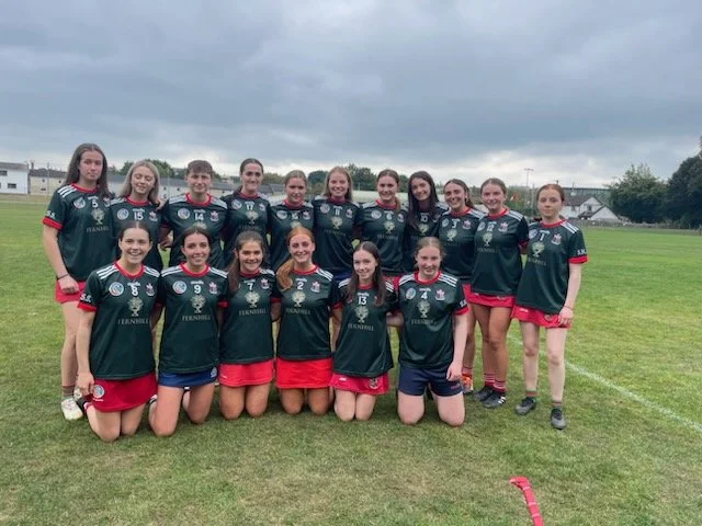Senior Camogie Team in County A semi-final action.