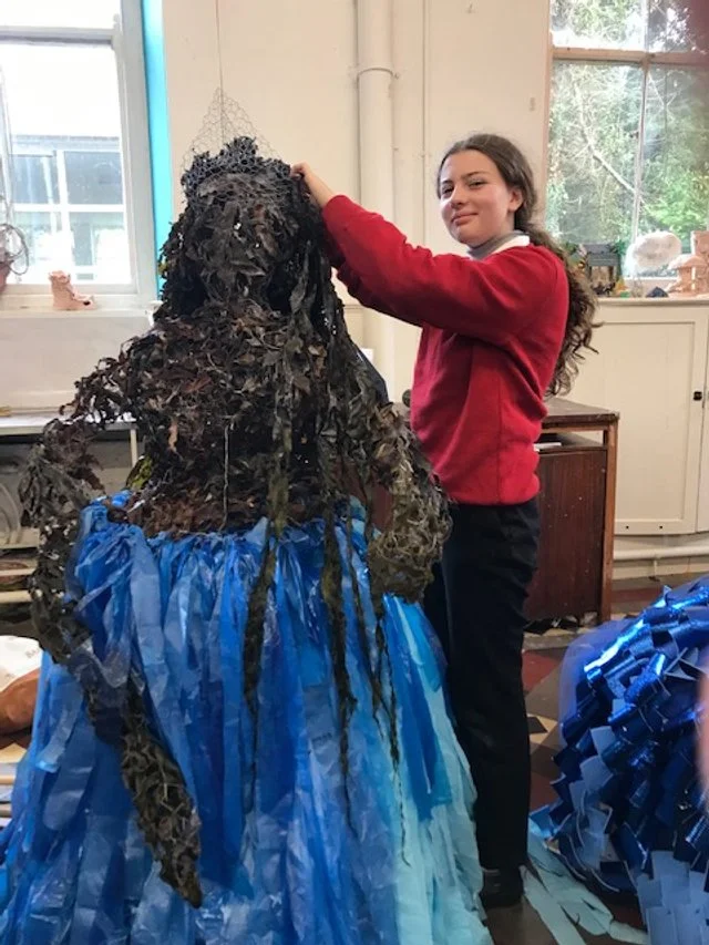Lucie's Scarecrow is looking rather scary!!!