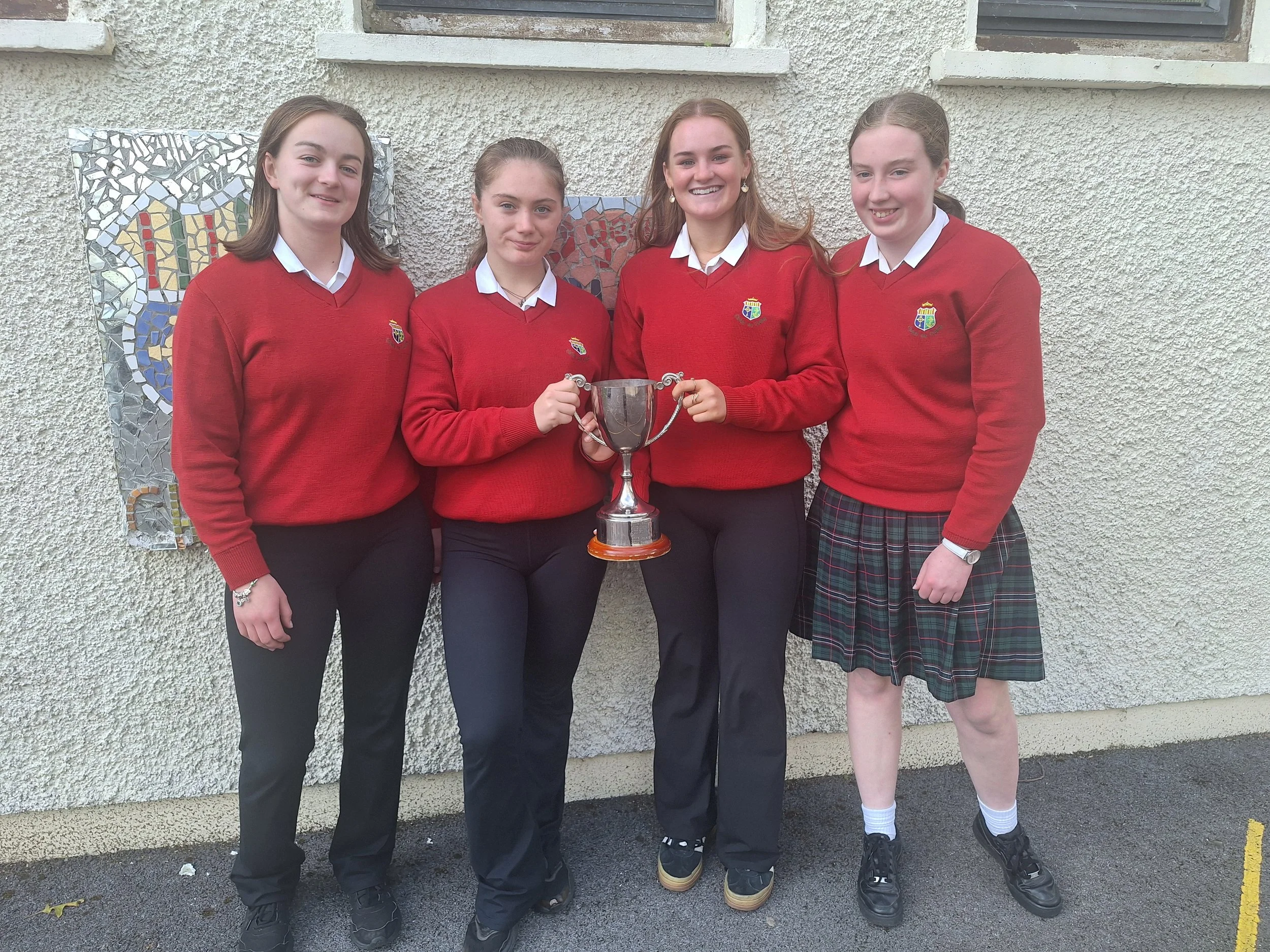 County Football Championship Cup at SHSS.