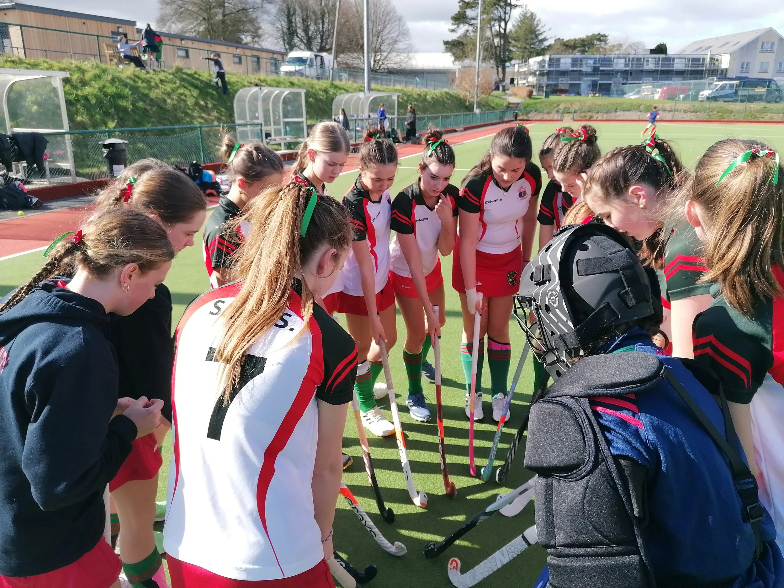 Junior hockey team in action V's Newtown, Waterford