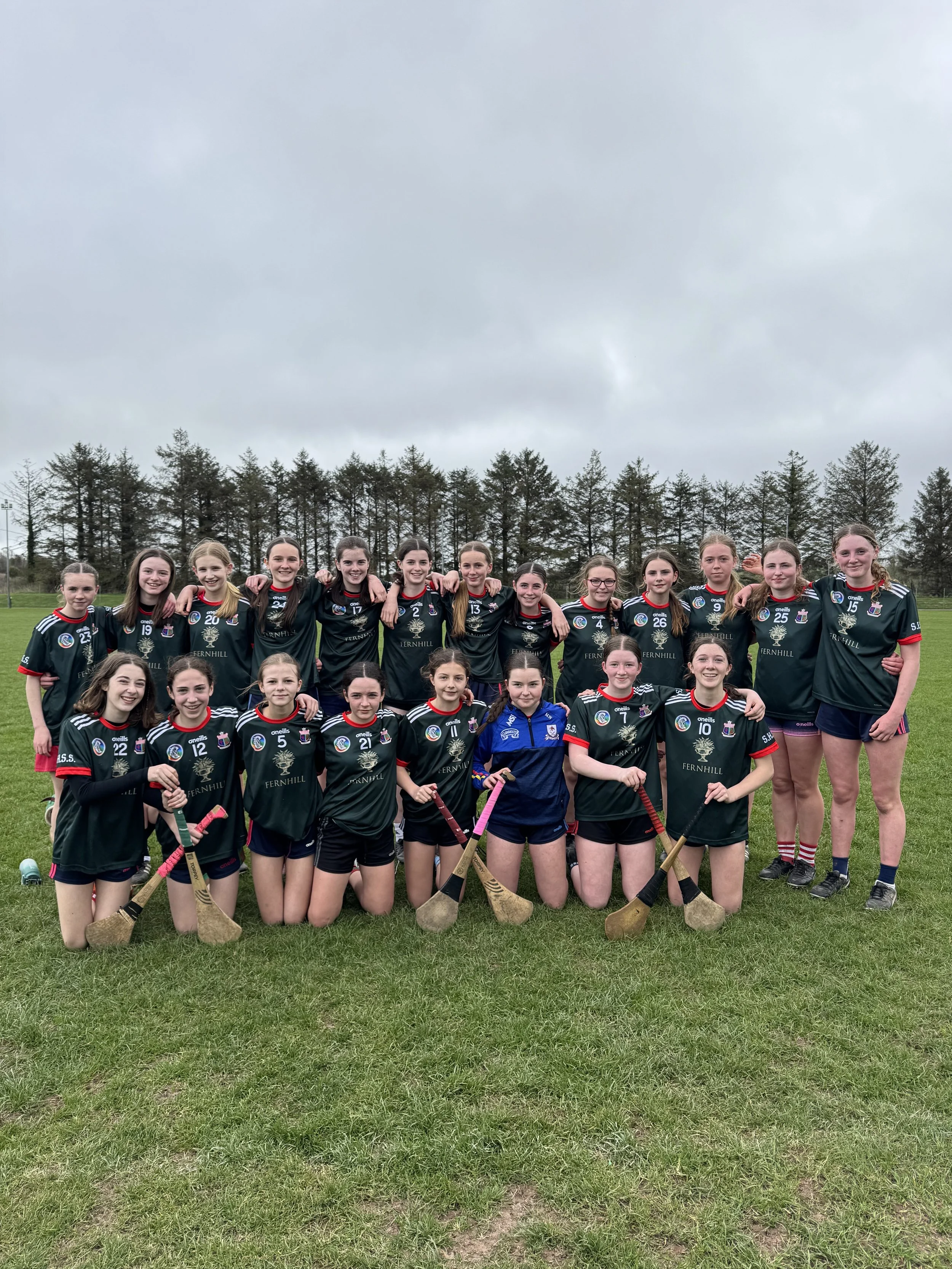 1st Year camogie Teams in action in Coachford.