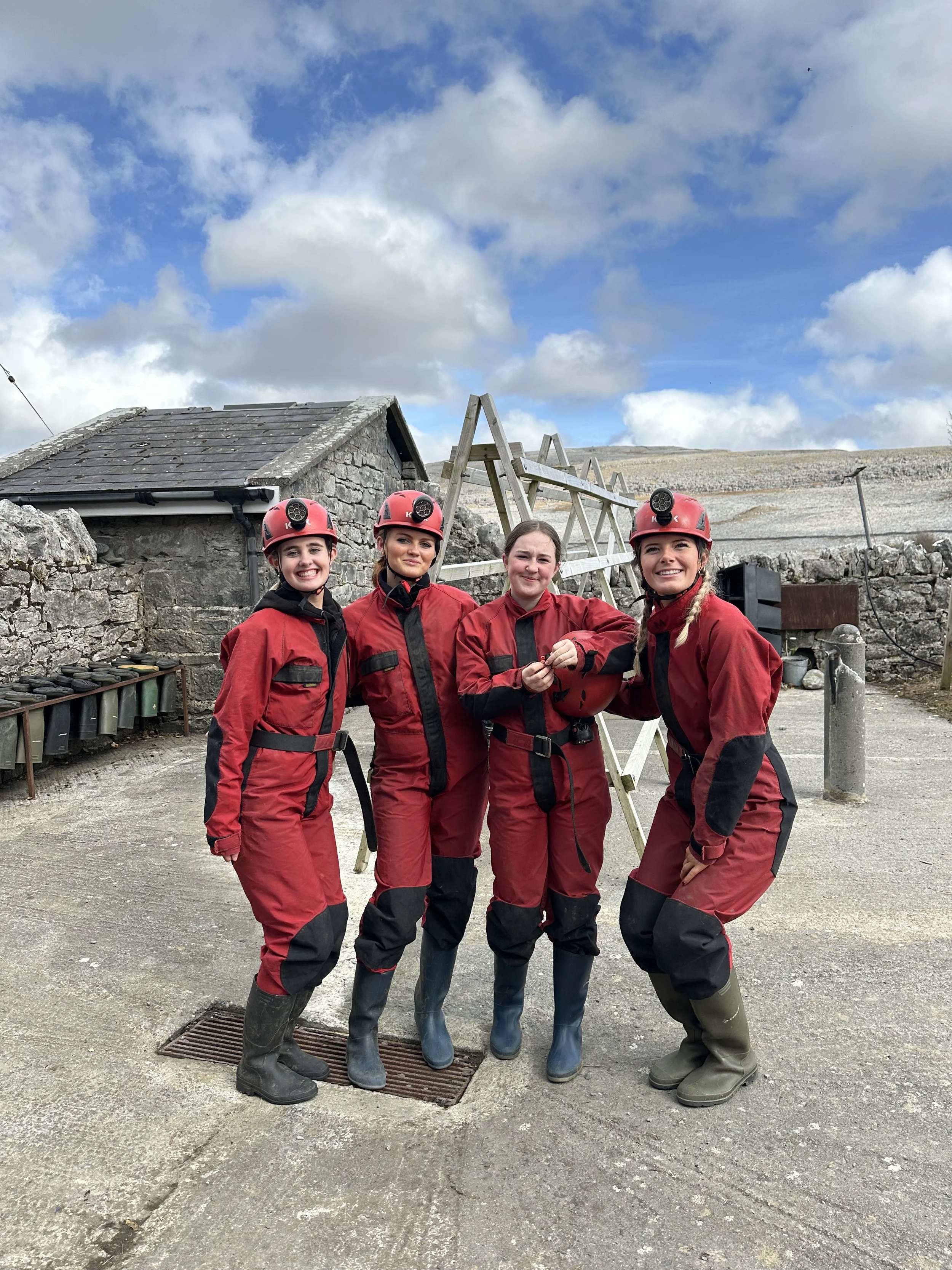 TY Burren outdoor education trip.