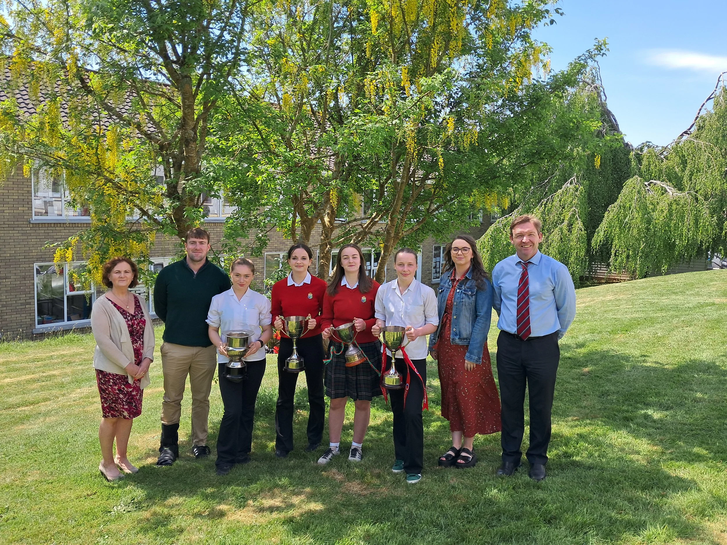 Whole School Assembly acknowledges winning teams.