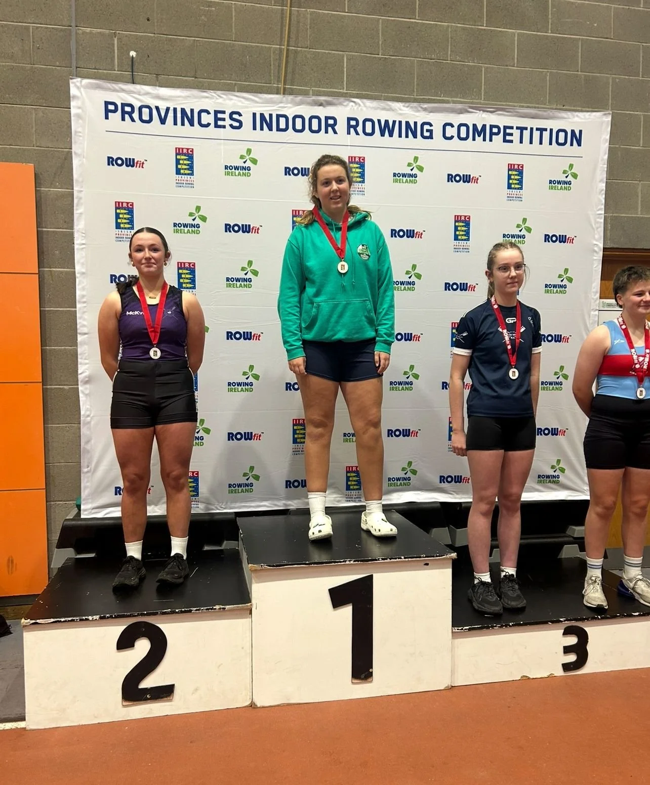 Indoor rowing success for Sally.