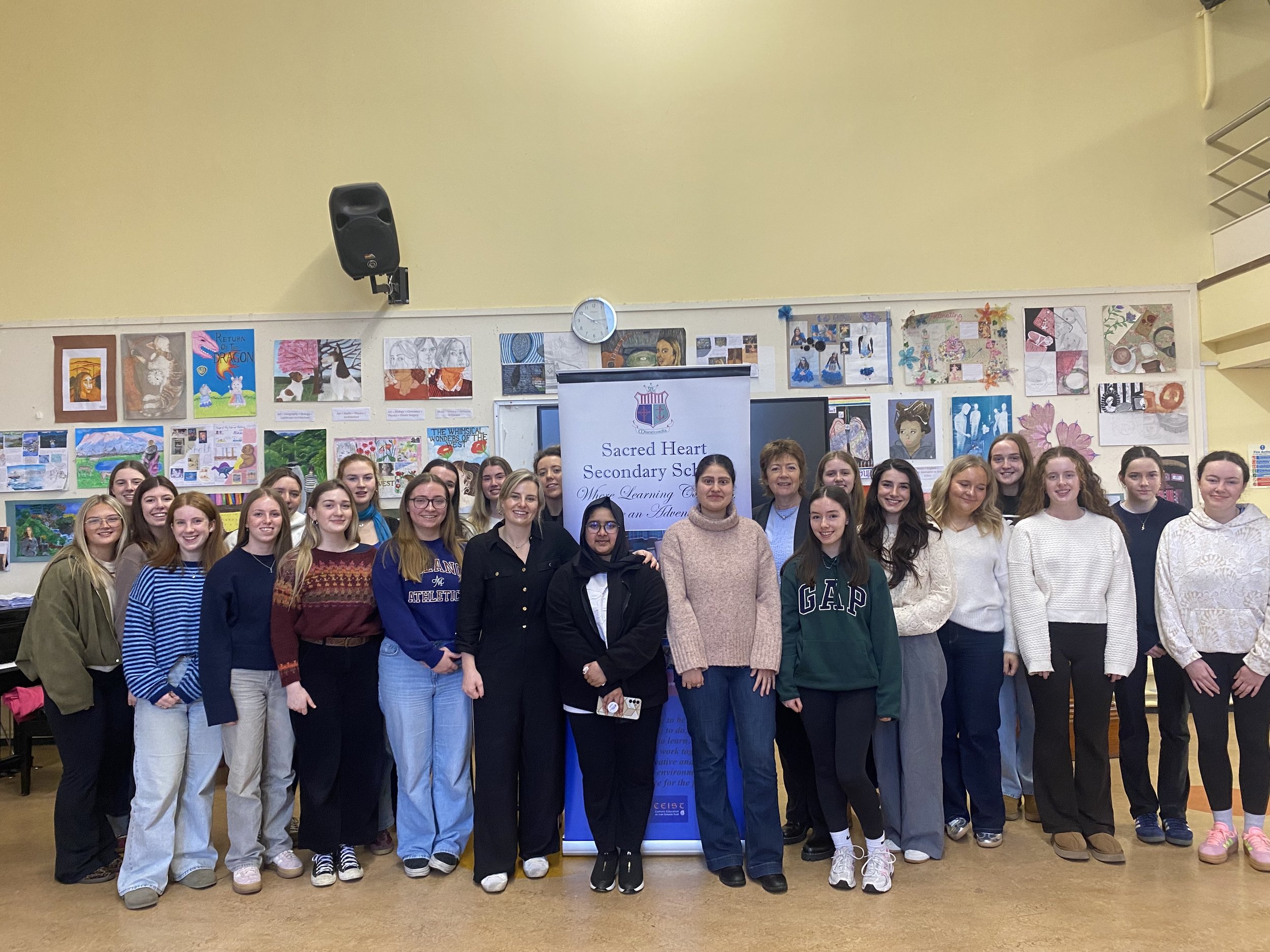 Past Pupils Return to Inspire Senior Cycle Students