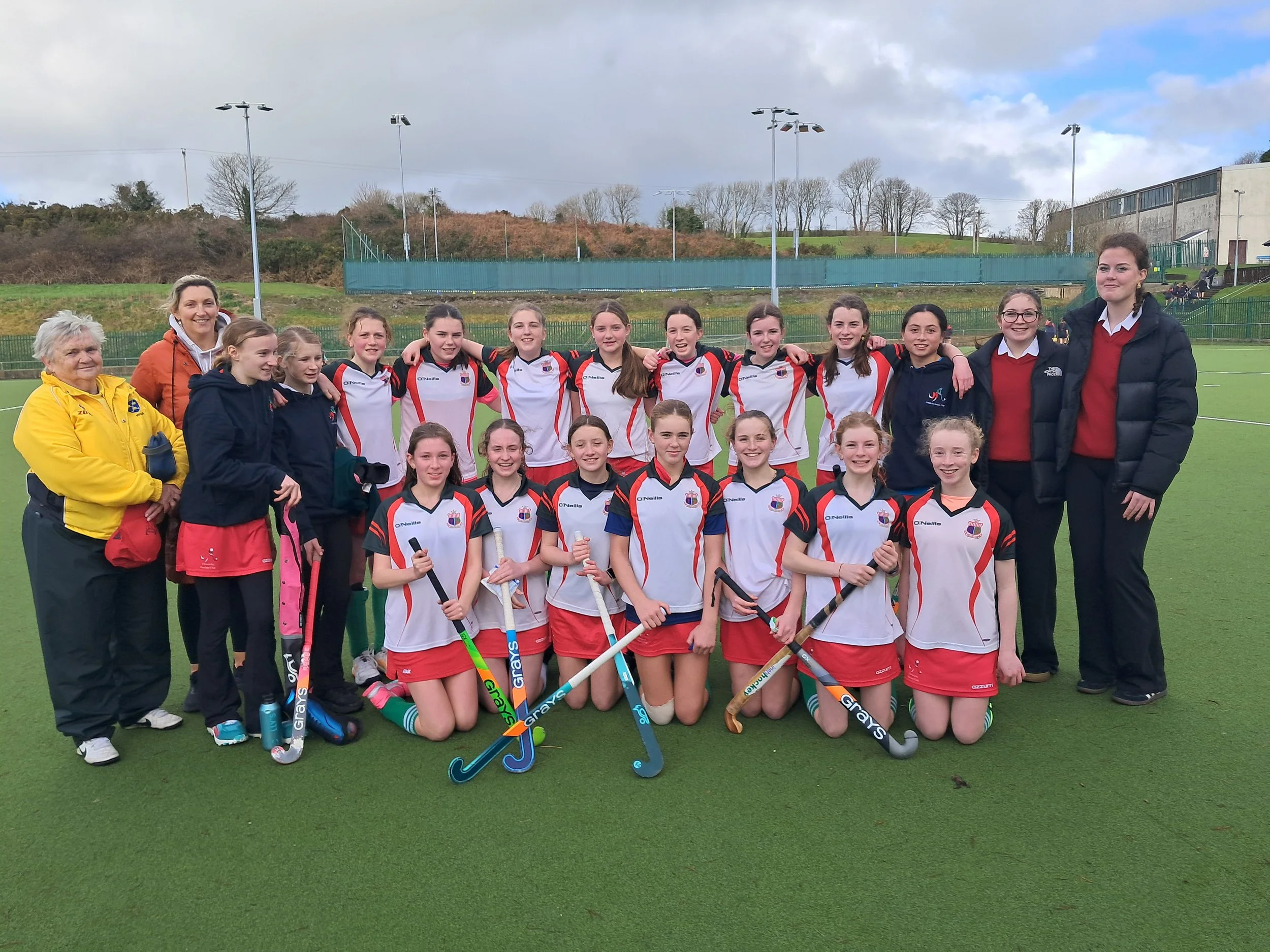 1st Year Hockey team in action