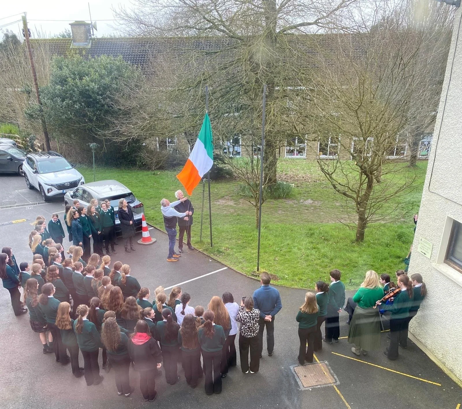 Sacred Heart Celebrates  National Flag