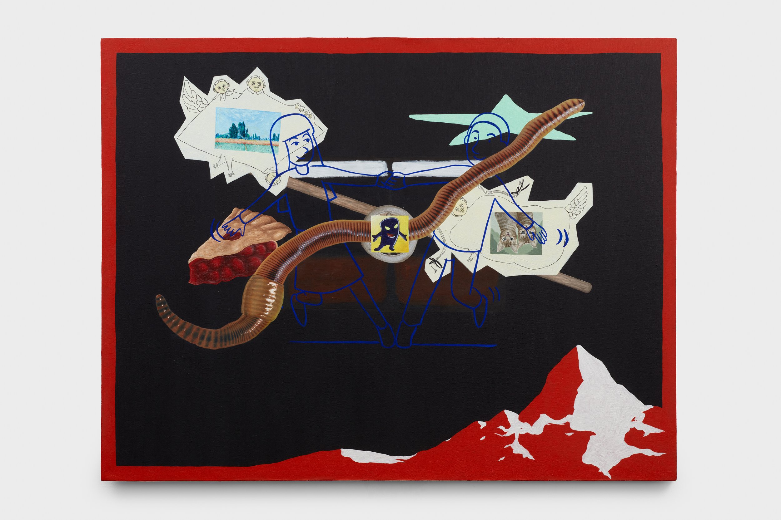   Boat, Boat, Boat, Boat, Boat , oil on canvas, 31 x 40 in., 2025 