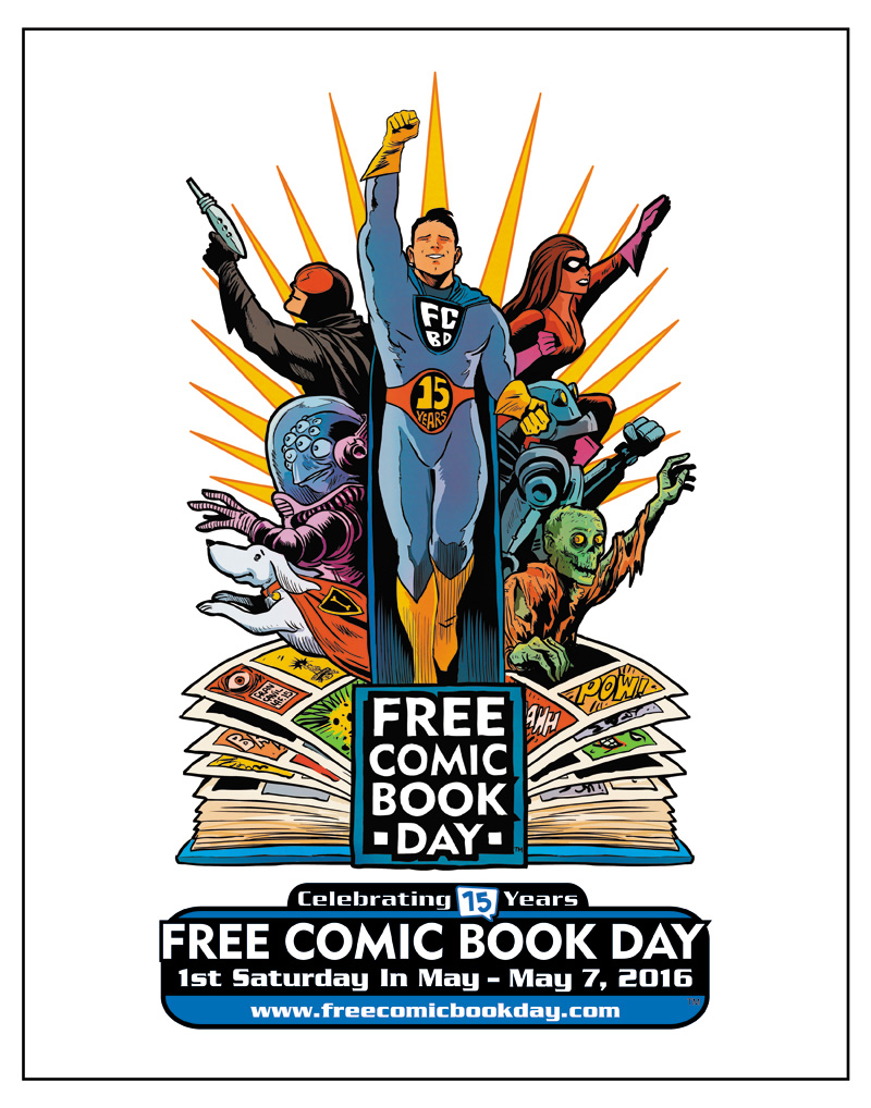 Come join us on May 7th for the most fun anyone can cram into 1 day. Its the Avondale May-Ham and Free Comic Book Day all in one action packed day. We will have a store wide sale in the comic store, 25% off of everything. Lots of guest artist, cosplay contest, kids activites and all the free comics. Thats just on the Free Comic Book side of the day, then we have the May-Ham, full of bands, art vendors, a ham compeition and movies.