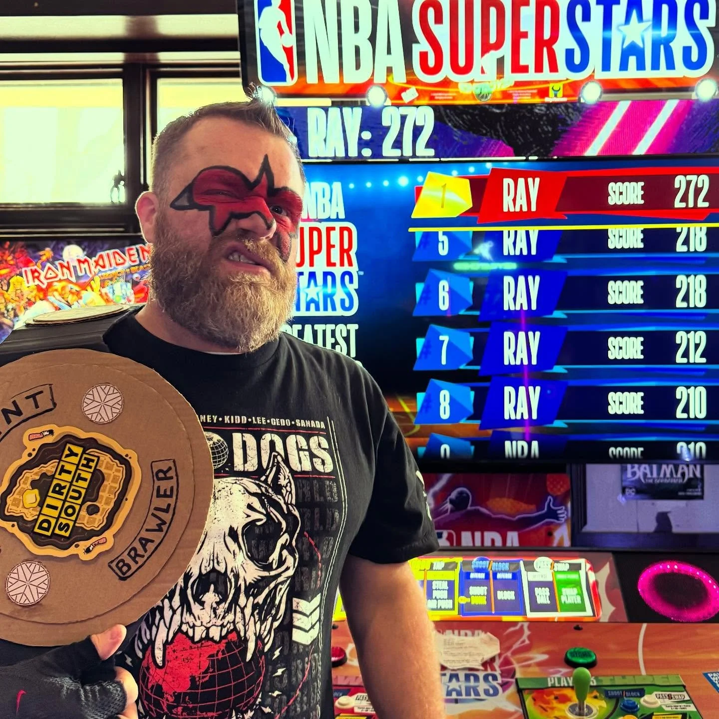 Are you ready to BRUNCH HARD?!? Come by and yell &ldquo;Happy Birthday!&rdquo; at Ray and have some of his favorite features: Biscuits &amp; Gravy! Club Chalupa! Get one or both! #nerdbar #saturday #wrastling #ray