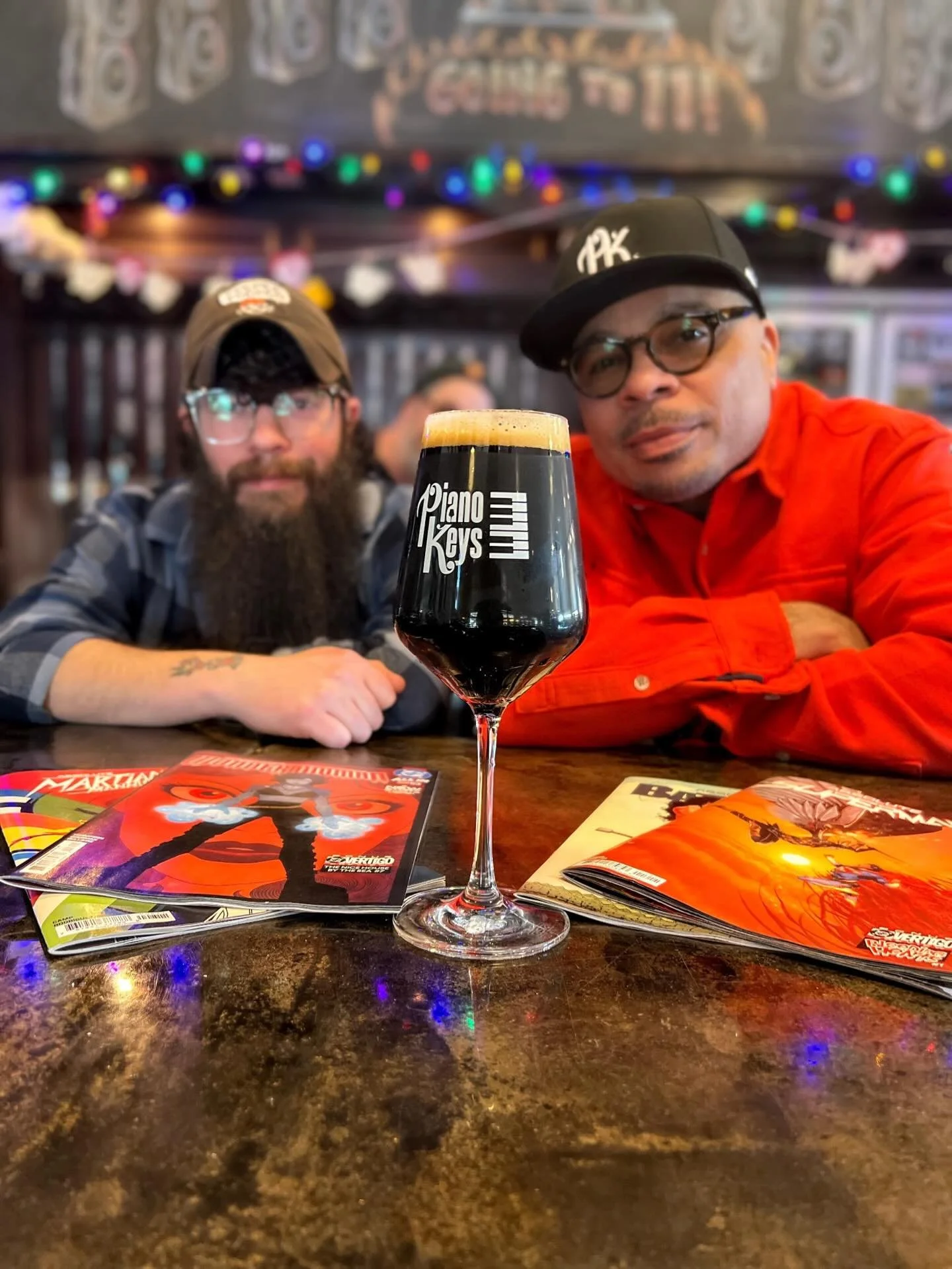 Come by tomorrow and celebrate with us, @realalesharpton and @creaturecomfortsbeer 30 years of documenting and shaping craft beer culture! We will be pouring their collab, Piano Keys all day! Plus brunch till 3pm! Have a great weekend y&rsquo;all! #g