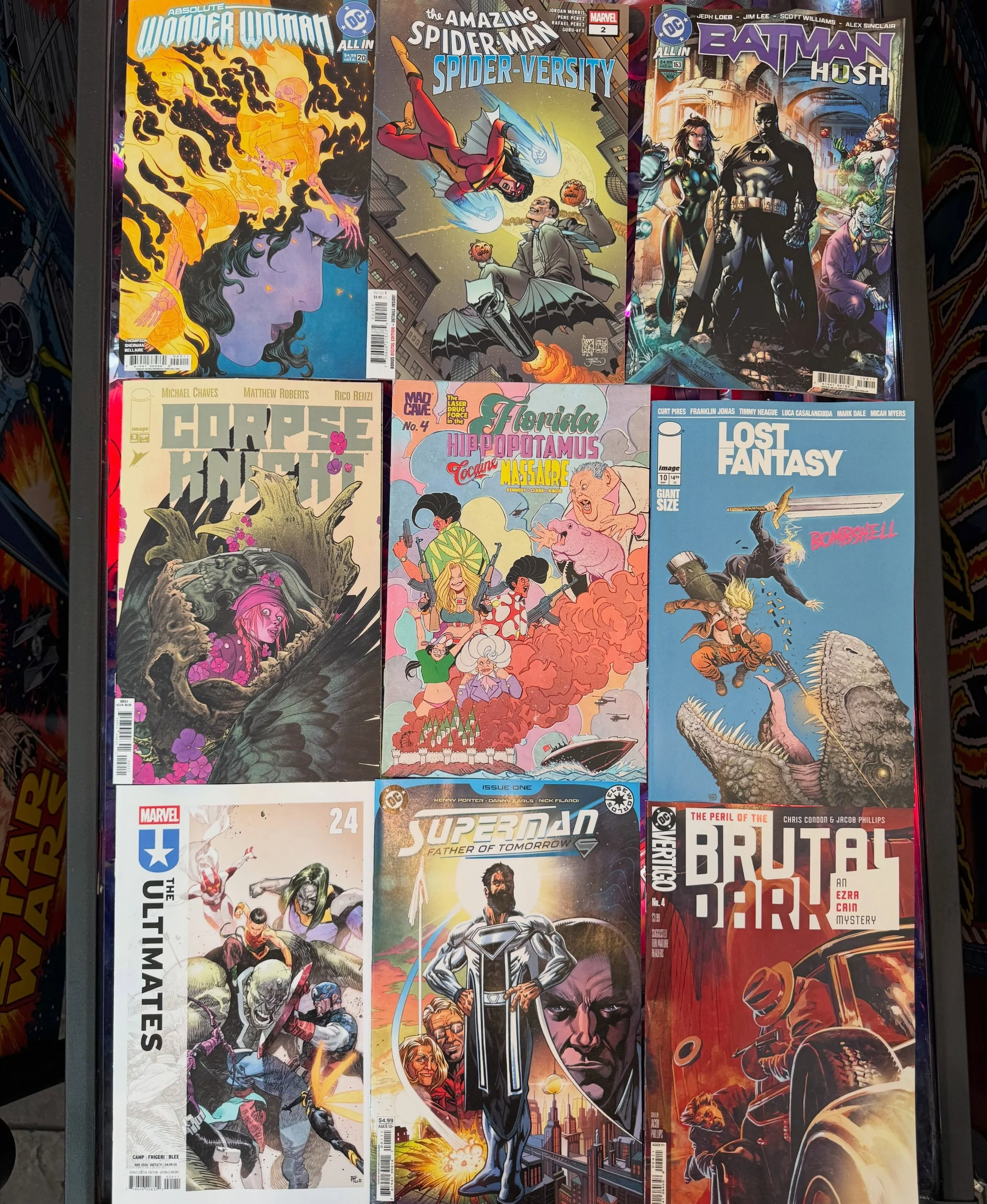 Just a small selection of the new comic books hitting the shelves today&hellip; Come by for yours! New Comic Book Day is every Wednesday and we offer subscription services for weekly pull lists with discounts! Stop by for more info. #newcomicbookday 