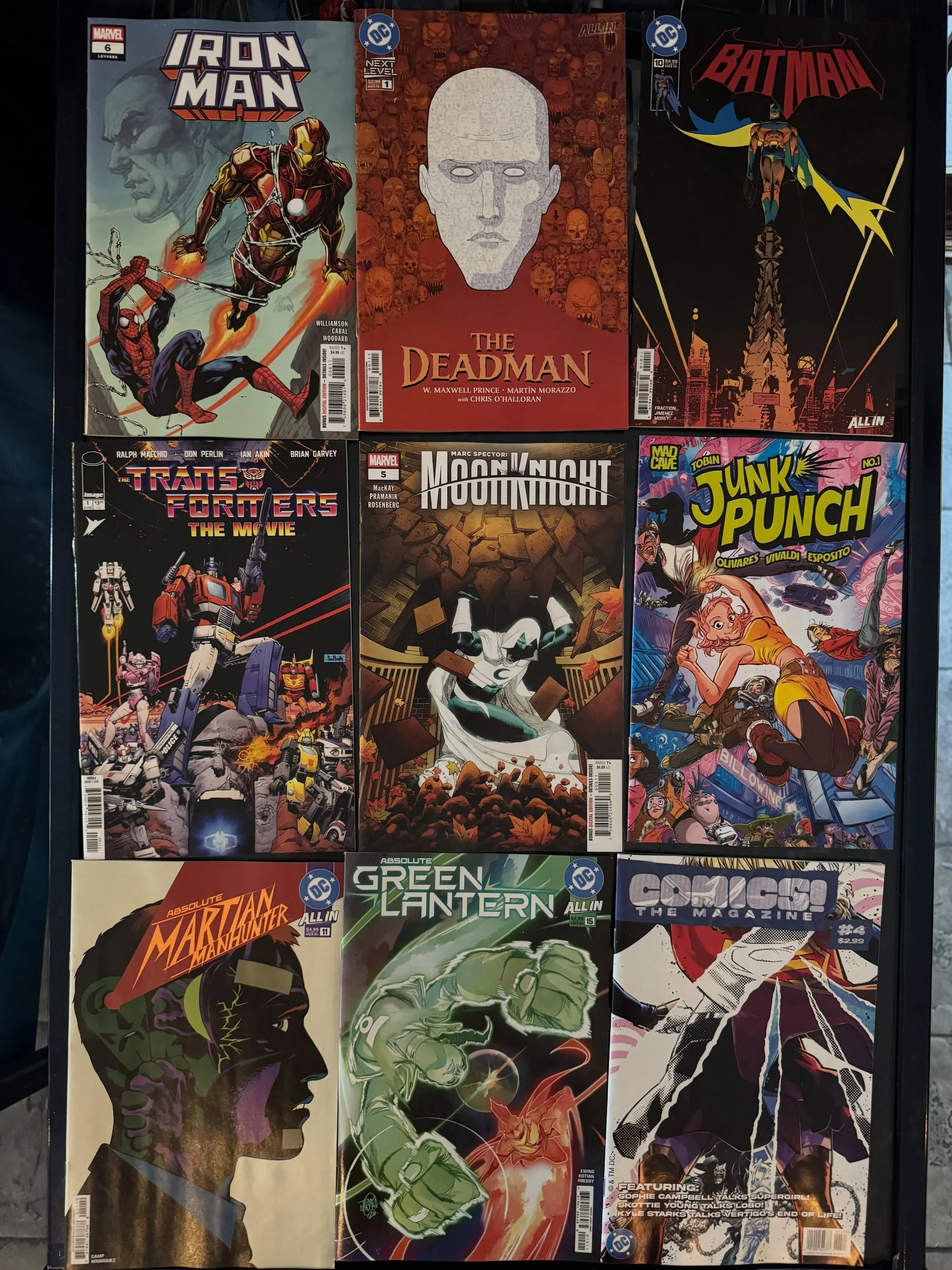 New Comic Book Day!! Every Wednesday, new comic books hit the shelves. We offer subscription services for weekly pull lists. Come in for more details or email MPBcomics@gmail.com ! #newcomicbookday #ncbd #nerdbar