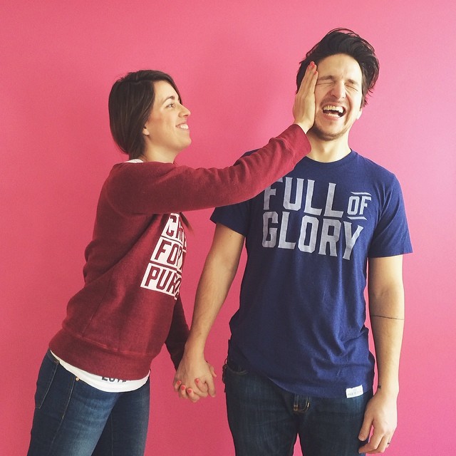 One of my favorite funny photos of the two of us.
