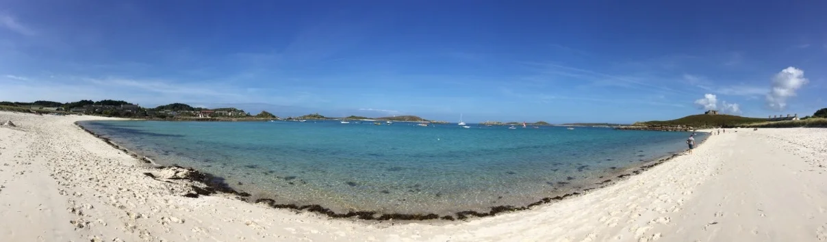White sandy beaches of Tresco