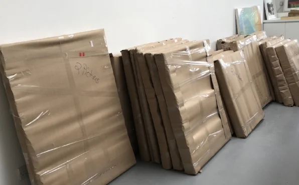 Stacking and racking... at least I won't be short of cardboard packaging for a while.
