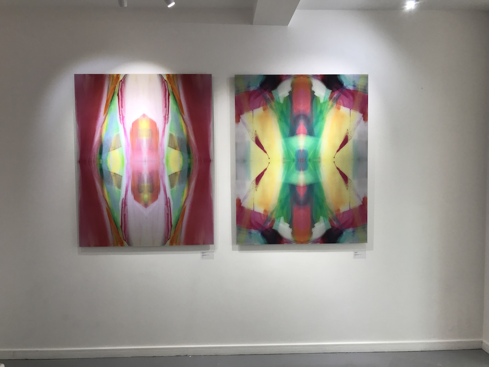 Oracle (left) and Premonition (Right) installed at Circle Contemporary