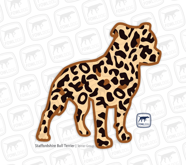 staffie bull sticker