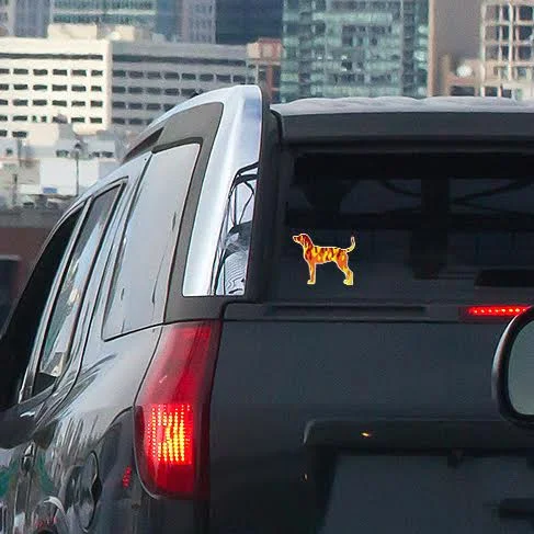 dog breed window sticker