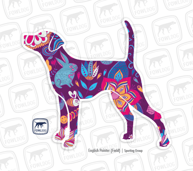 Bird Dog Decal Pointer