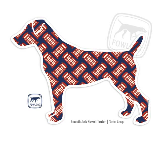 jack russell window decal sticker gift