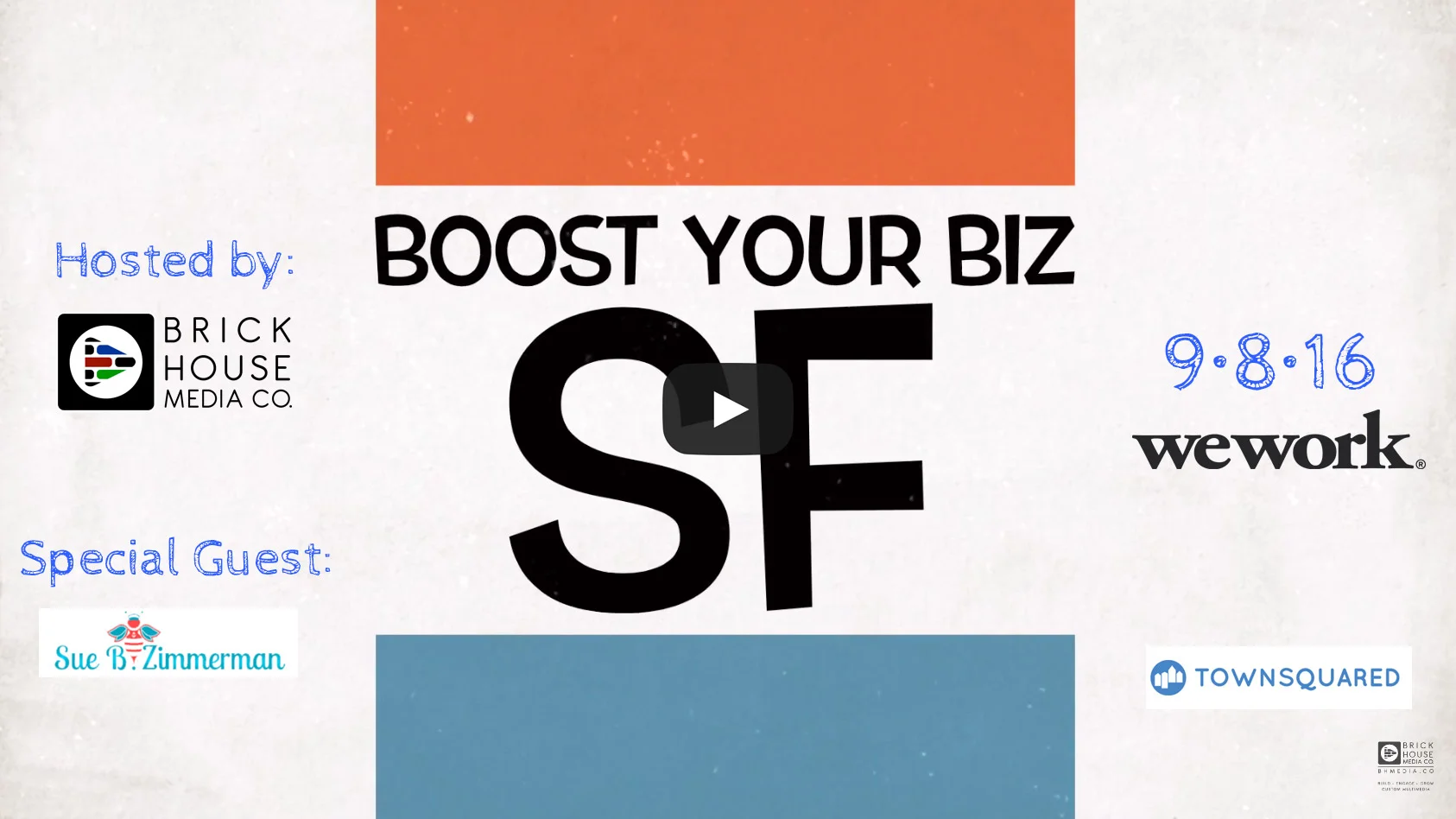 San Francisco - Boost Your Biz 9/8/16 (evening)