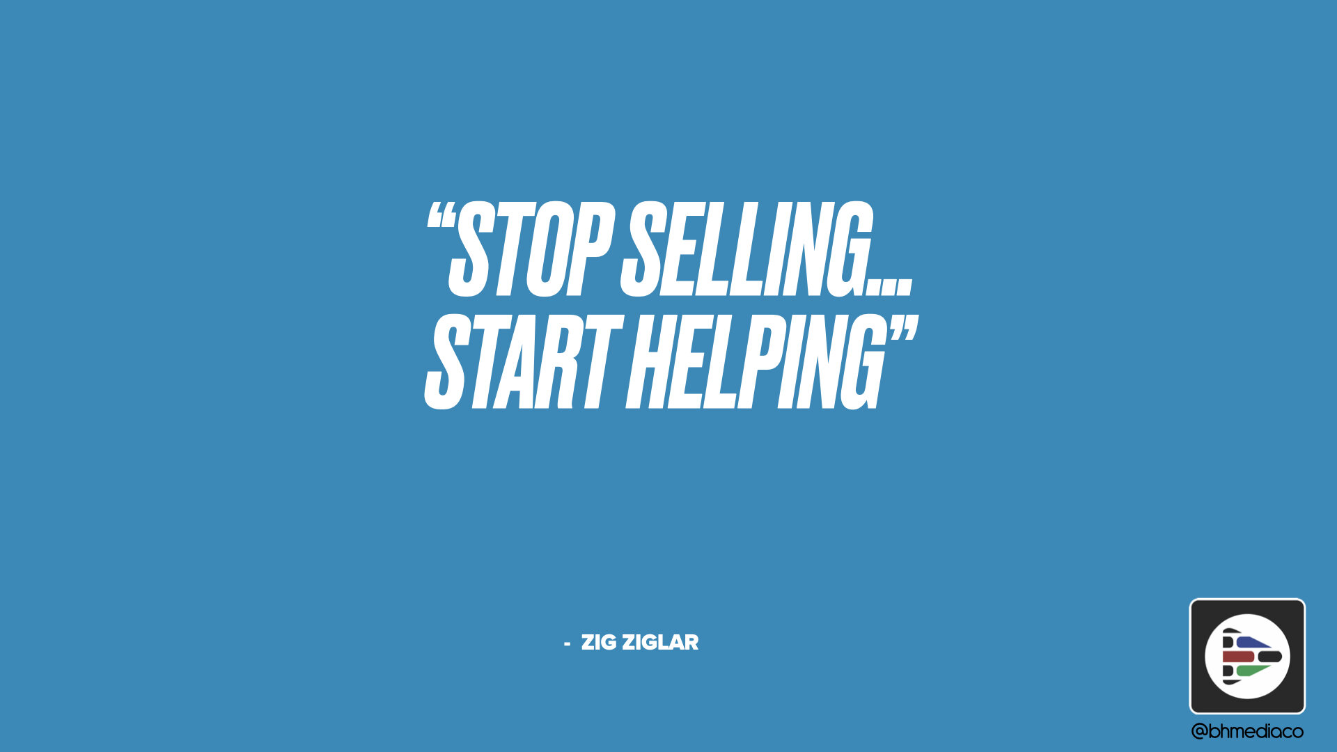 Stop Selling and Start Helping by _@ZigZiglar
By adding video content that helps your target audience your starting a relationship built on trust and integrity. From there people will want to hear from you again

Learn pro video production live and h