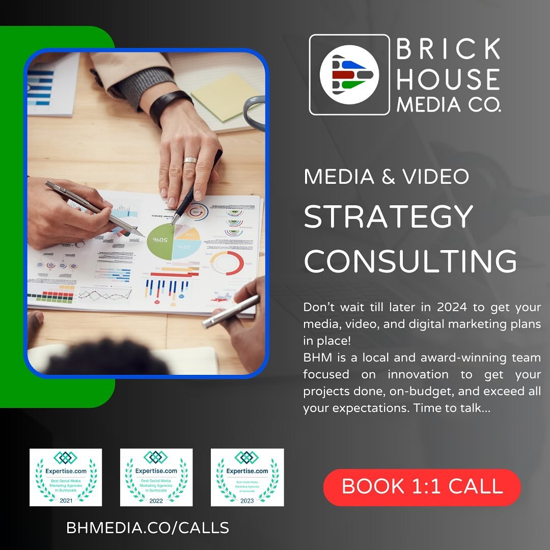 🧱🏠🎥 BHM Media Strategy Consulting sessions are the perfect plan for the new year in your content marketing! 
🌐Mapping out the who, what, when, where and WHY is always a smart biz practice. 
🧱Our sessions are complete with notes and tangible foll