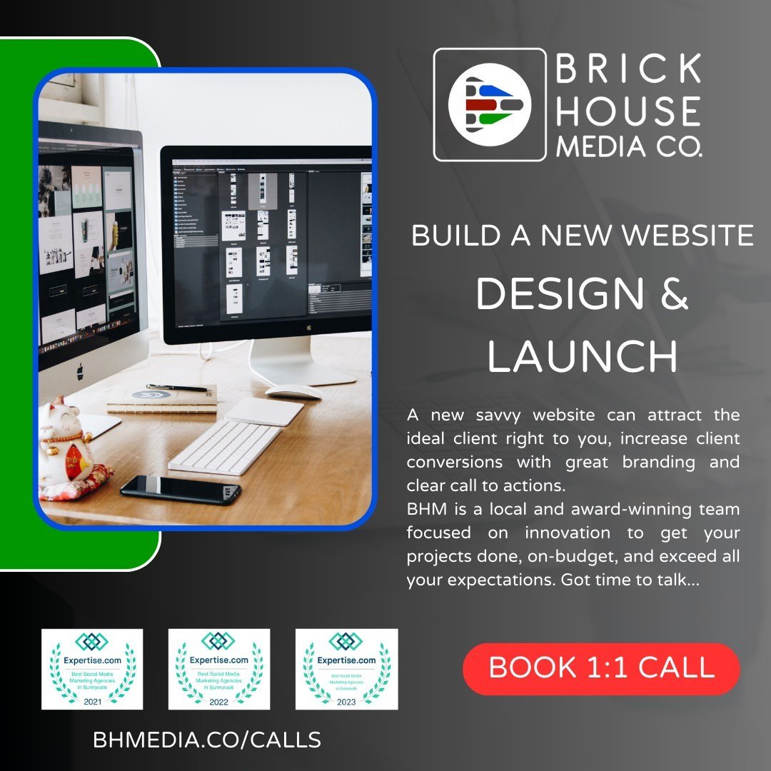 🚀 Attention business owners, entrepreneurs, and small businesses! Are you looking to elevate your online presence with a shiny new website in 2024? Look no further!

Brick House Media is a local and award-winning team dedicated to helping profession