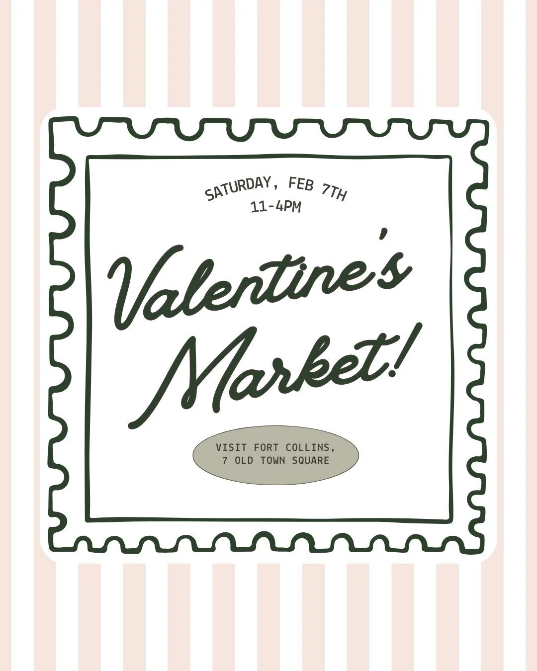 Come out for the @visitftcollins and @handmademarketnoco Valentine&rsquo;s Market this Saturday, 2/7 from 11-4. Find the perfect little something for you or your valentine. See you then! #violaandbeatricestationers