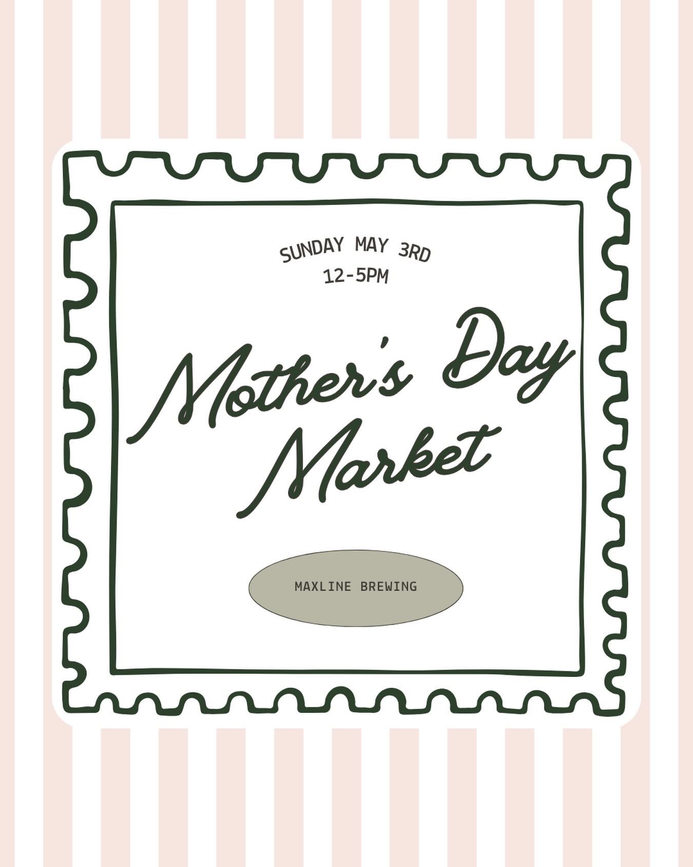 Come see us tomorrow @maxlinebrew 12-5! For a @handmademarketnoco market ❤️💌